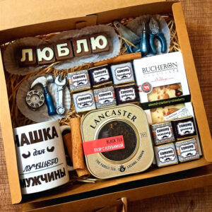 Подарочный набор в крафтовом боксе