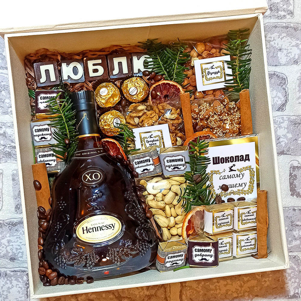 Подарочный набор в крафтовом боксе