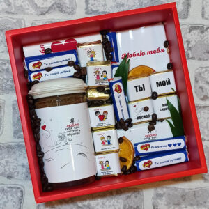 Подарочный набор в крафтовом боксе