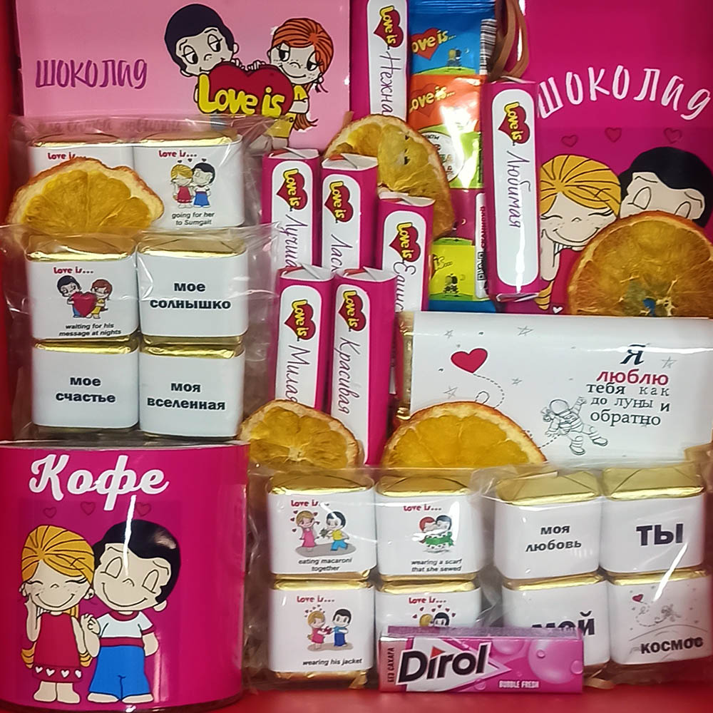 Подарочный набор в крафтовом боксе