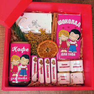 Подарочный набор в крафтовом боксе