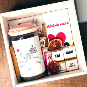 Подарочный набор в крафтовом боксе