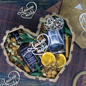 Подарочный набор в деревянном боксе