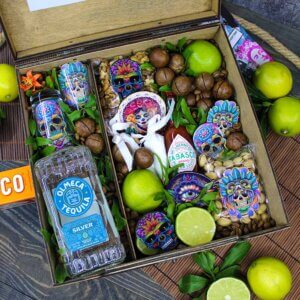 Подарочный набор в деревянном боксе