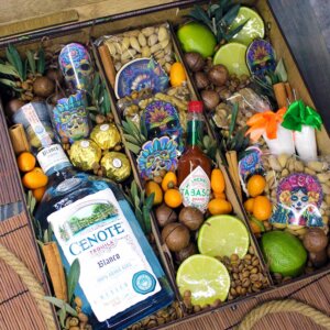 Подарочный набор в деревянном боксе