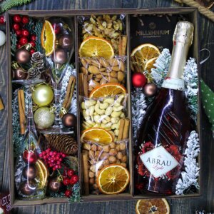 Подарочный набор в деревянном боксе