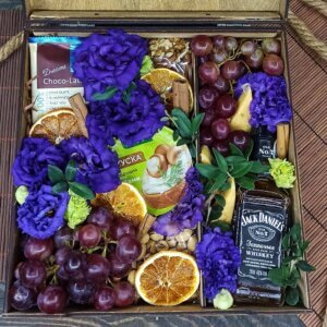 Подарочный набор в деревянном боксе