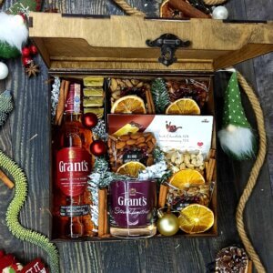 Подарочный набор в деревянном боксе